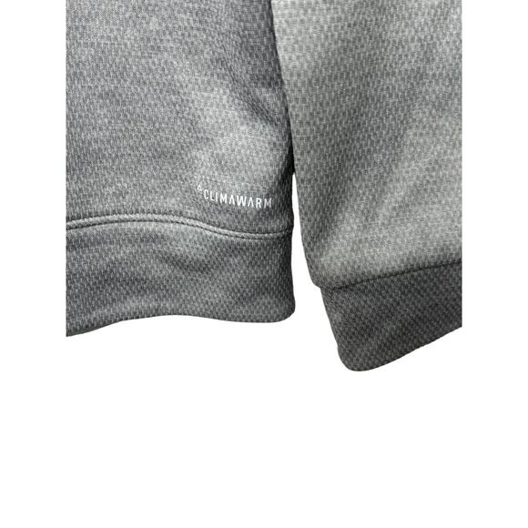 Adidas CLIMAWARM Gray Long Sleeve Full-Zip Hooded Jacket Women's Small - Picture 6 of 6